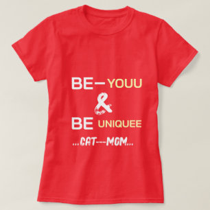 Camiseta Tipografia de Luxo Personalizada Gato Pet Red