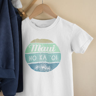Camiseta Tipografia de Maui No Ka Ōi Vintage