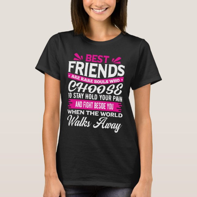 Camiseta Tipografia de Melhor Amigo Moderna (Frente)