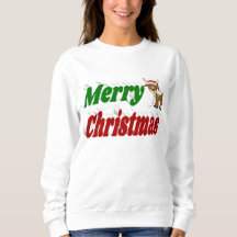 Tipografia de Merry Christmas Reindeer