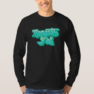 Camiseta Tipografia de Namaste Yall Southern Yoga Oitava 5