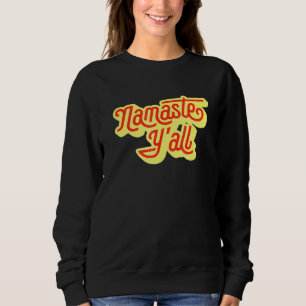 Camiseta Tipografia de Namaste Yall Southern Yoga Oitava 6