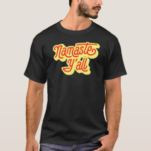 Camiseta Tipografia de Namaste Yall Southern Yoga Oitava 6