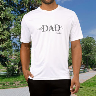 Camiseta Tipografia de Nomes de Filhos Estabelecidos pelo P