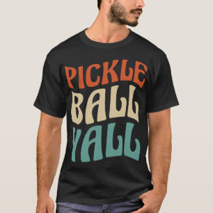 Camiseta Tipografia de Picle Ball Yall Vibrant