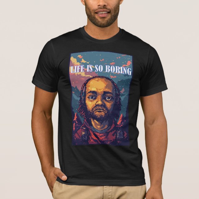Camiseta Tipografia de Retrato Retro (Frente)