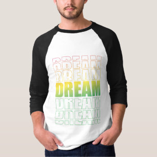 Camiseta Tipografia de Sonho – Estética de Gradiente Motiva