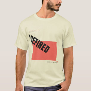 Camiseta Tipografia de Tecnologia Indefinida Design
