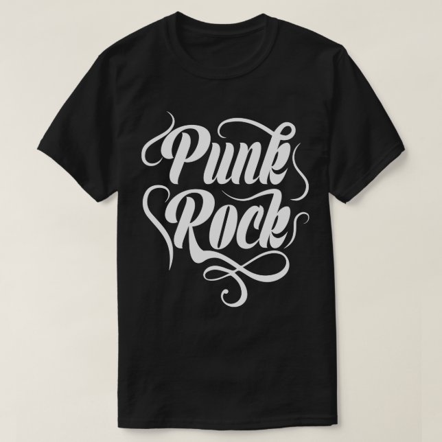 Camiseta tipografia de texto punk (Frente do Design)