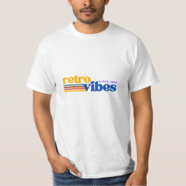 Camiseta Tipografia de Vibes Retro