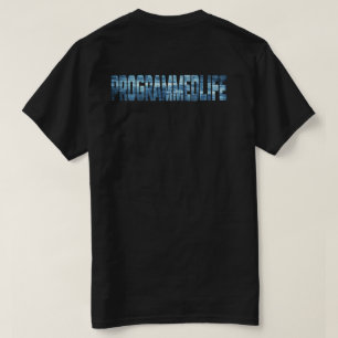 Camiseta Tipografia de vida programada