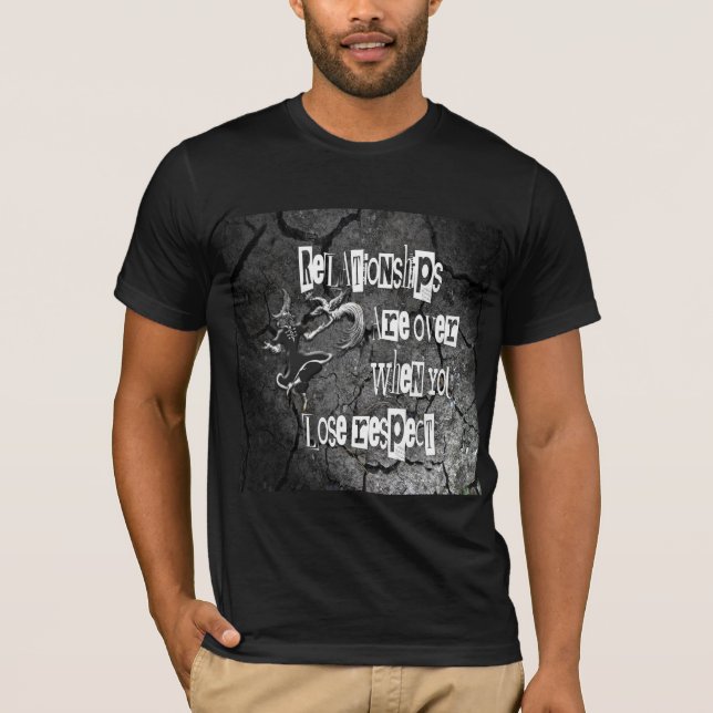 Camiseta Tipografia Define Relacionamentos (Frente)