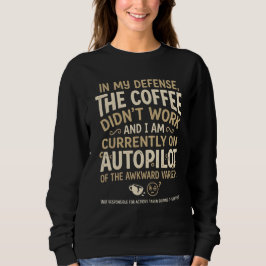 Camiseta Tipografia Divertida de Café