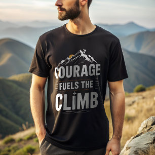 Camiseta Tipografia do Clima de Coragem