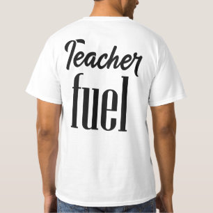 Camiseta Tipografia do Combustível do Professor