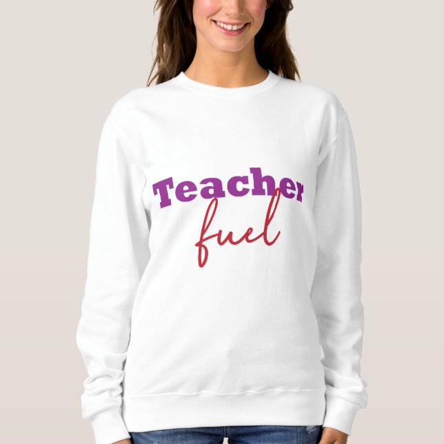 Camiseta Tipografia do Combustível do Professor (Frente)