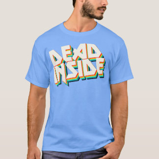Camiseta Tipografia do Dentro de morto Metal Declaração nii