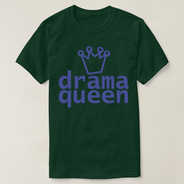 Camiseta Tipografia do Drama Periwinkle (Frente do Design)