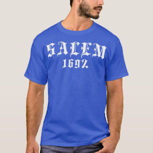 Camiseta Tipografia do Gótico Salem 1692 1