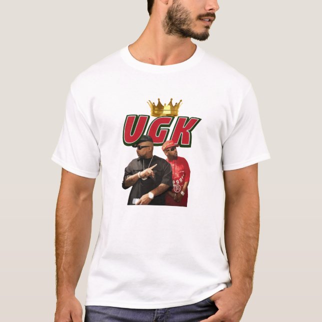 Camiseta Tipografia do Grupo Musical UGK (Frente)