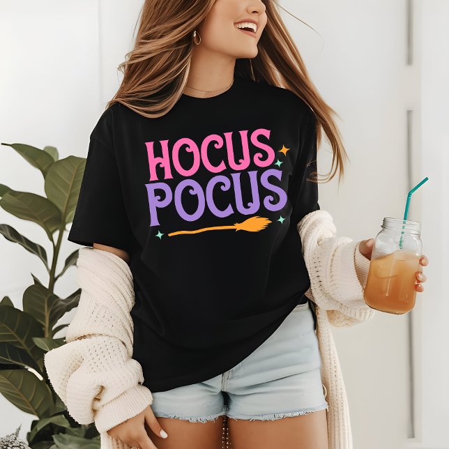 Camiseta Tipografia do Halloween, Púrpura, de Hocucus Pocus (Criador carregado)