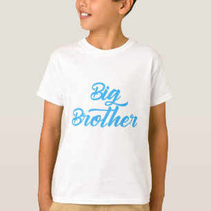Camiseta Tipografia do irmão mais velho azul
