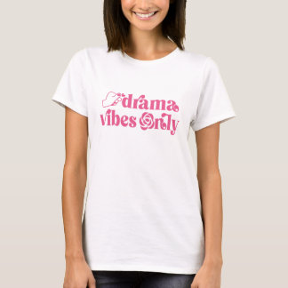 Camiseta Tipografia do K-Drama apenas Rosa