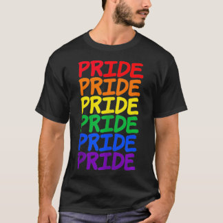 Camiseta Tipografia do Orgulho Arco-Íris para Apoiadores LG