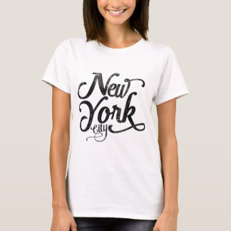 Camiseta Tipografia do vintage da Nova Iorque