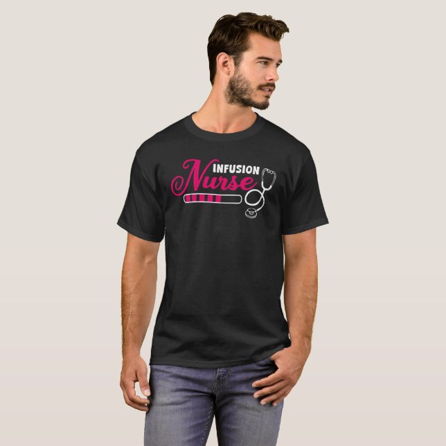 Camiseta Tipografia dos Enfermeiros de Perfusão (Frente Completa)