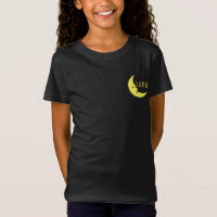 Tipografia Engraçado Amarelo Half Moon Luna