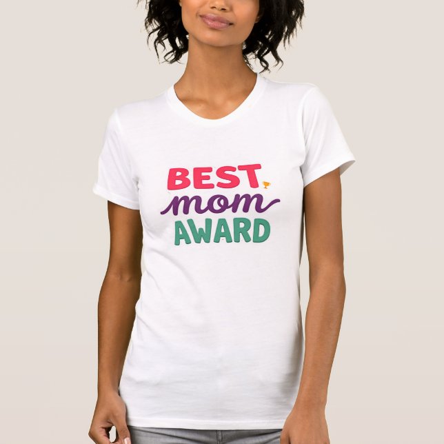 Camiseta Tipografia Escrita à Mão Vida de Mãe (Frente)