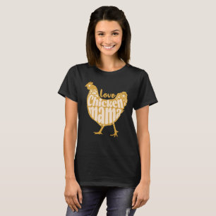 Camiseta Tipografia Fazenda da Galinha Mama Amor