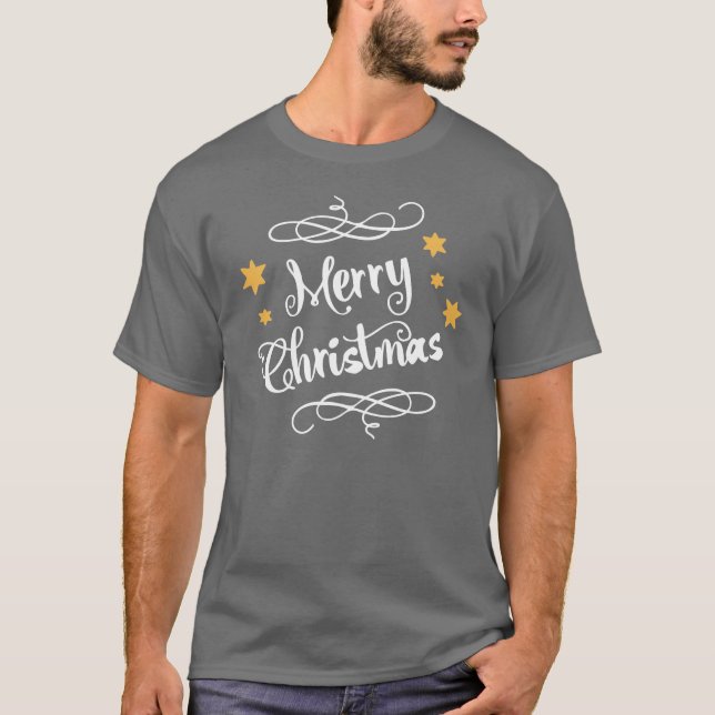 Camiseta Tipografia Feliz de Natal (Frente)