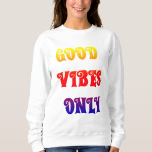 Camiseta Tipografia Feminina Colorida Apenas Boas Vibrações