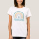 Camiseta Tipografia Feminina Pastel Rainbow Star Graças (Frente)