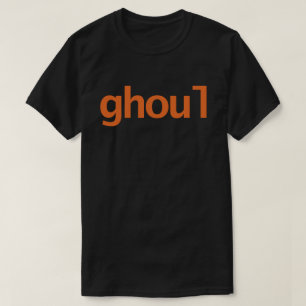 Camiseta Tipografia Ghoul