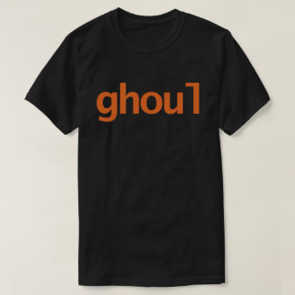 Camiseta Tipografia Ghoul