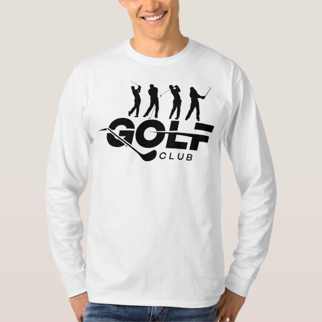 Camiseta Tipografia Golf Club Golfing (Frente)