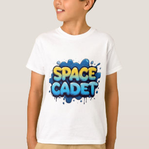 Camiseta Tipografia Graffiti Cadete Espacial