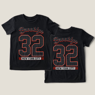 Camiseta Tipografia gráfica de atletismo do Brooklyn nova y