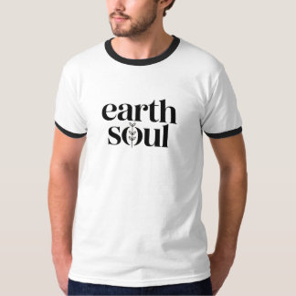 Camiseta Tipografia Gráfica Minimalista da Alma da Terra