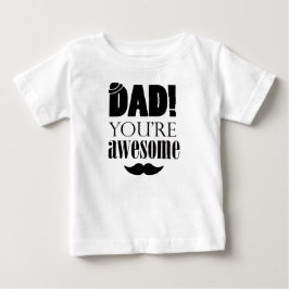 Camiseta Tipografia Gráfica Minimalista para o Dia dos Pais