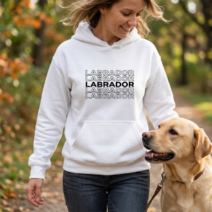 Camiseta Tipografia Gráfica Moderna e Negrita do Labrador