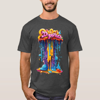 Camiseta Tipografia Grafite Arte menina