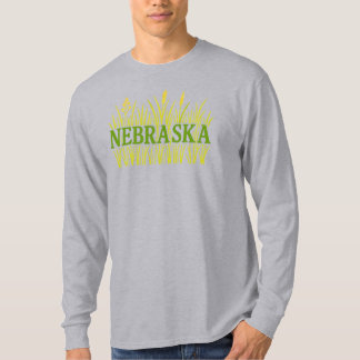 Camiseta Tipografia Grassland de Nebraska | Rustic Tallpopu