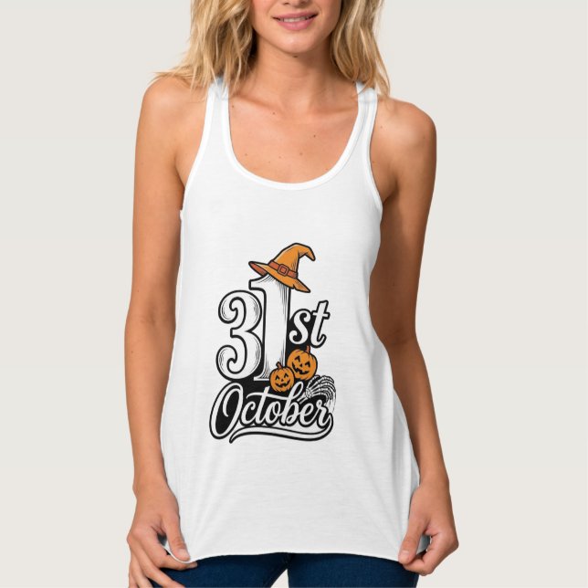 Camiseta Tipografia Halloween 31 de Outubro Design (Frente)