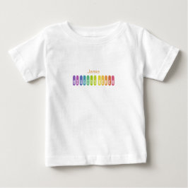 Camiseta Tipografia Higgins Beach Rainbow Personalizada