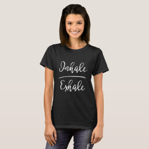 Camiseta Tipografia Inalar Exalar