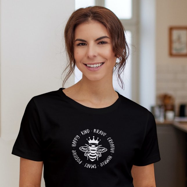 Camiseta Tipografia Inspiracional Moderna Simples (Criador carregado)
